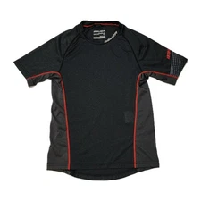 Bauer Team Boys/Youth Sz S Crew Neck Performance Undershirt ~Black/Red~