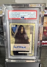 Marketplace image: 2024 Topps NSCC Star Wars Exclusive PALPATINE Superfractor Autograph 1/1