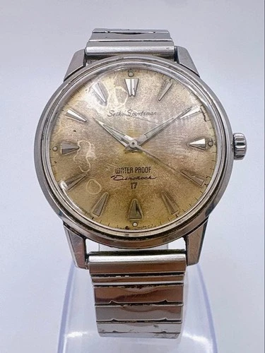 Seiko Sportsman Manual Wind 17J vintage watch, classic casual, used SA410