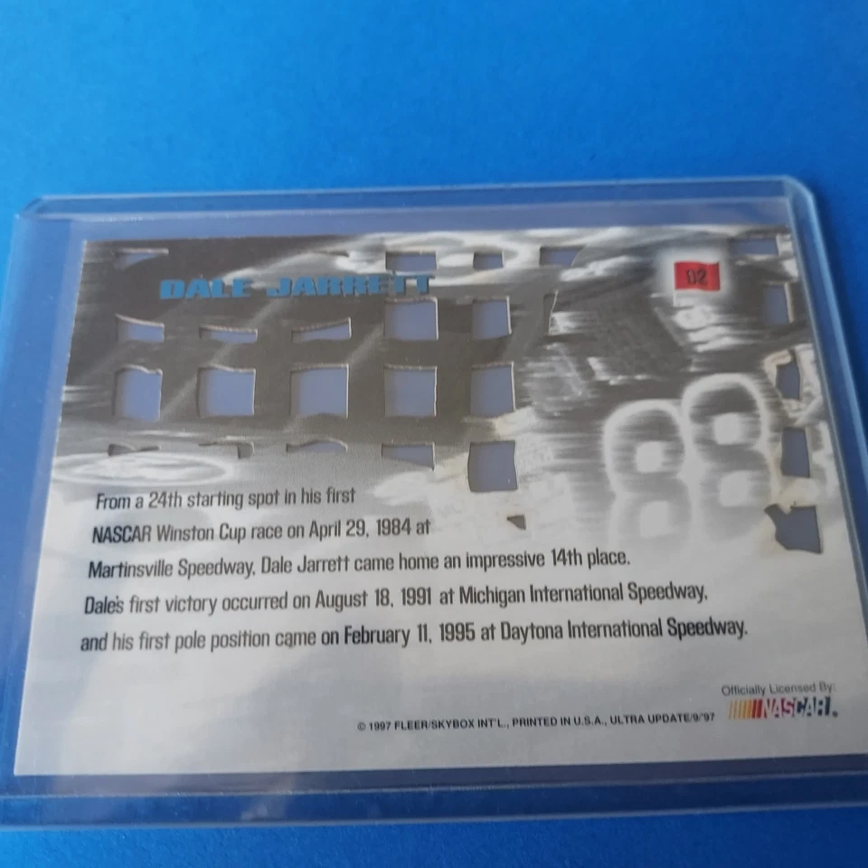 1997 Fleer Ultra Update DRIVERS VIEW 6 Elliot Marlin Jarrett Labonte Rudd NASCAR - Image 4 of 4