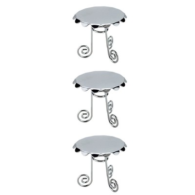 3pcs Metall Mini Möbel exquisite Miniaturschisch