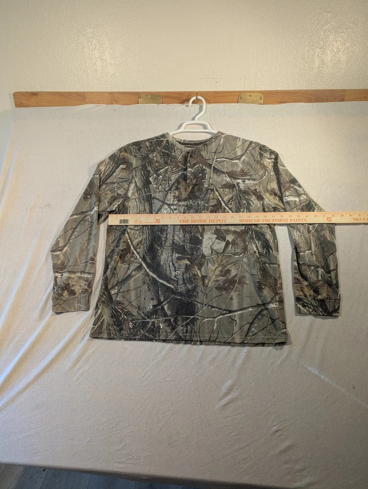 REAL TREE-L/G 42-44 Camo Pullover Long Sleeve Hunting Shirt - Image 3 of 4