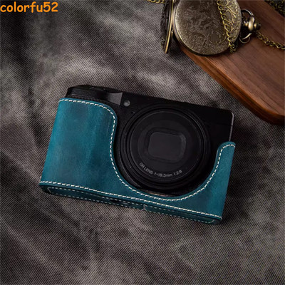 Handmade Genuine Leather Camera Half Case Protective Cover For Ricoh GR4 GRIV