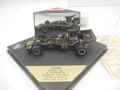 Quartzo Q1069 1974 Lotus 72E R Peterson Monaco GP Maßstab 1:43 Ltd Ed