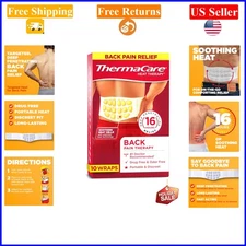 Advanced Disposable Heat Wraps for Lower Back & Hip Pain, Pack of 10, L-XL