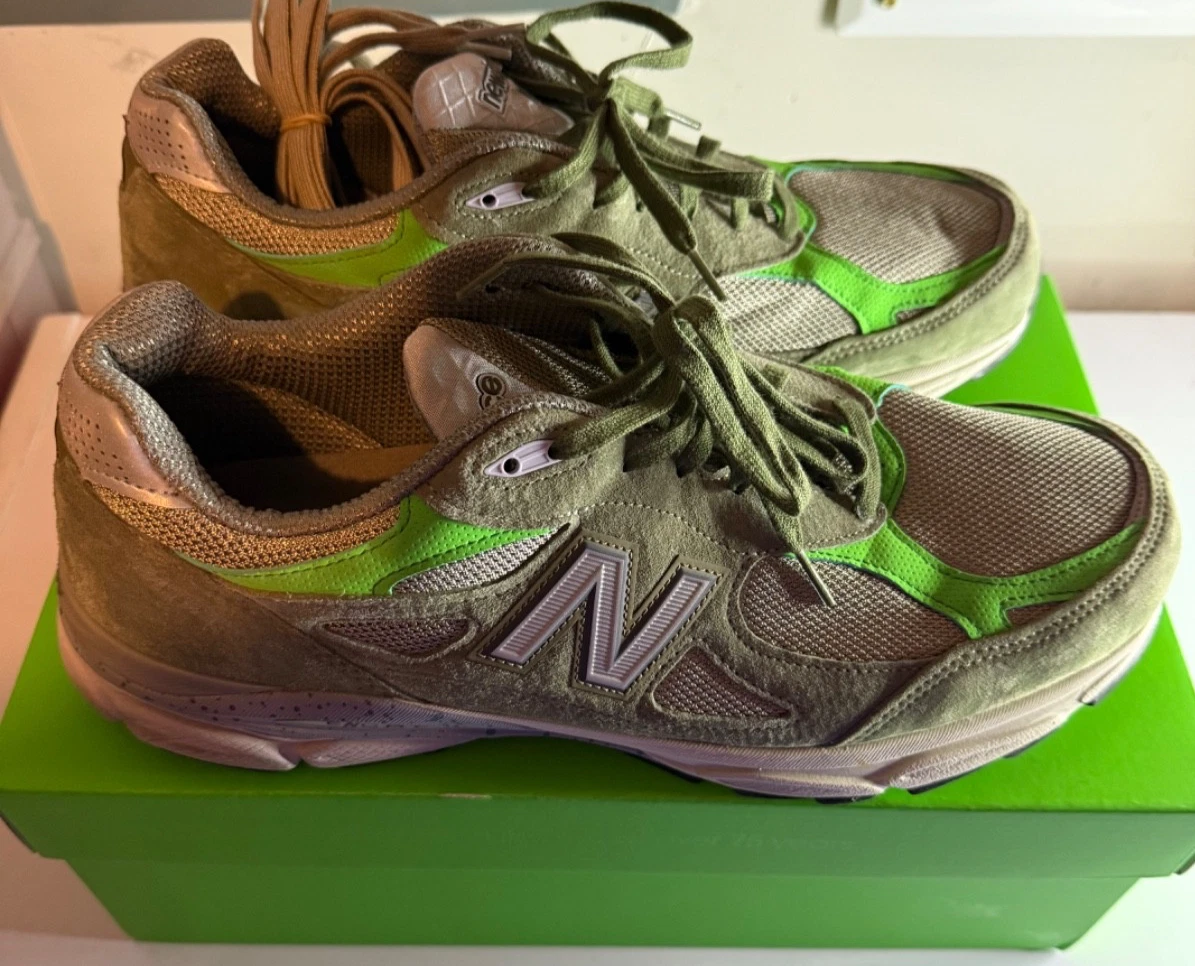 New Balance 990v2 Made in USA Olive Green for Sale | Authenticity