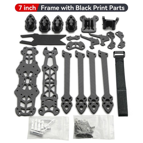 9IMOD 7" FPV Racing Drone Frame Kit Carbon Fiber 295mm RC Quadcopter Frame Kit - Picture 15 of 29