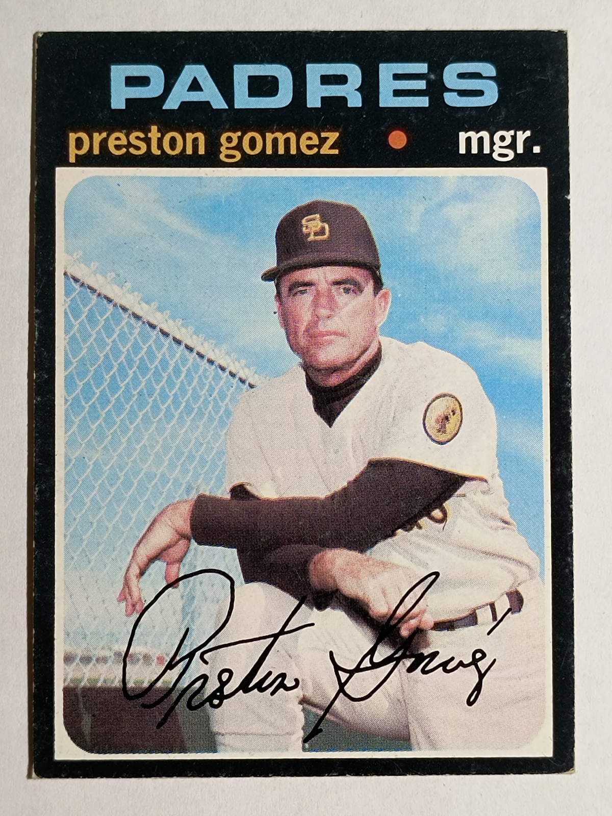 1971 Topps 737 Preston Gomez MG SP (EX) TechRev Blog