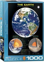 Eurographics The Earth 1000-Teile Puzzle 680 Mm X 480 Mm