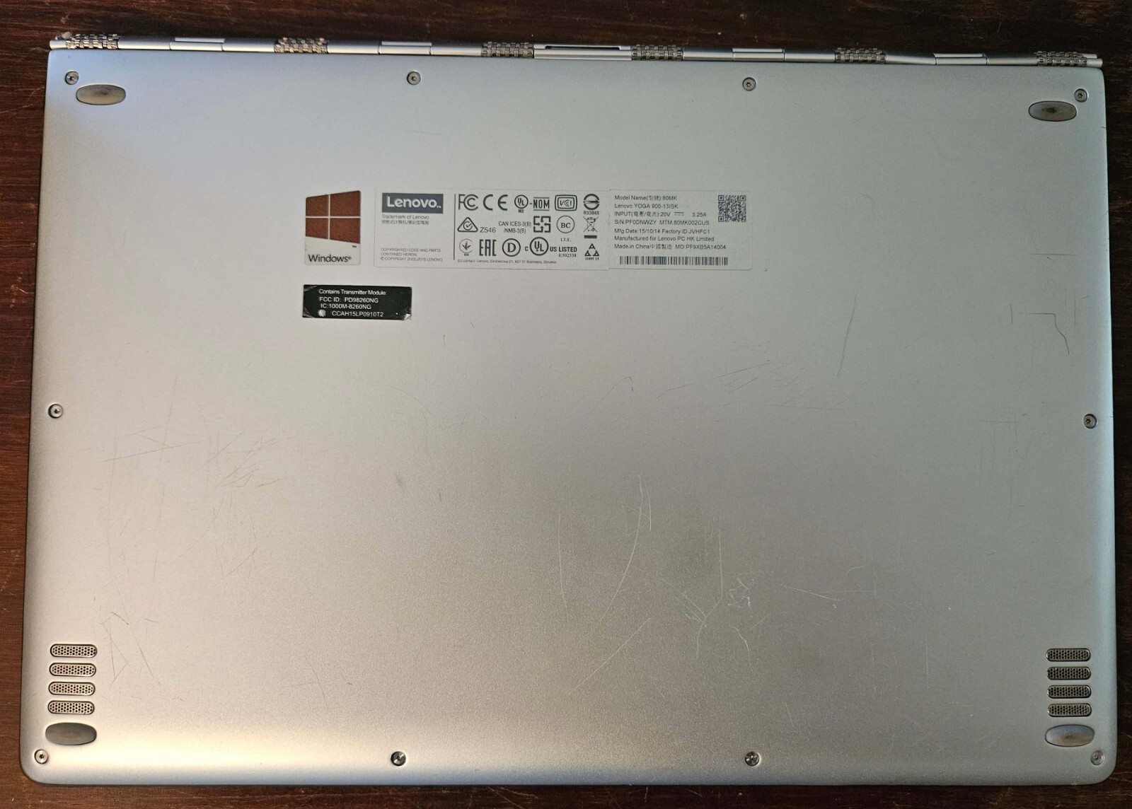 Lenovo YOGA 900-13ISK / Core i7 6500U 2.5GHz 8GB RAM 256GB SSD Win10
