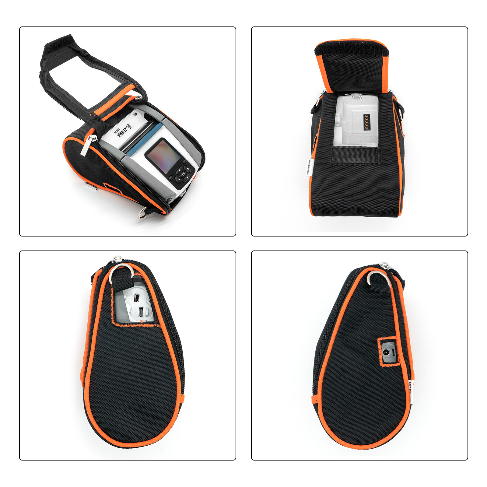 For Zebra QLN320 ZQ620 Thermal Label Printer Soft Case Pouch Holster