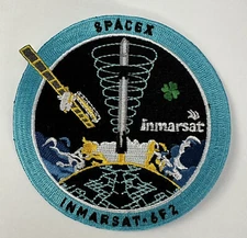  INMARSAT 6 F2 SATELLITE FALCON 9 MISSION PATCH