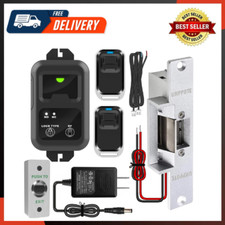 Access Control Electric Strike Door Lock Fail-Secure Kit System with Remote