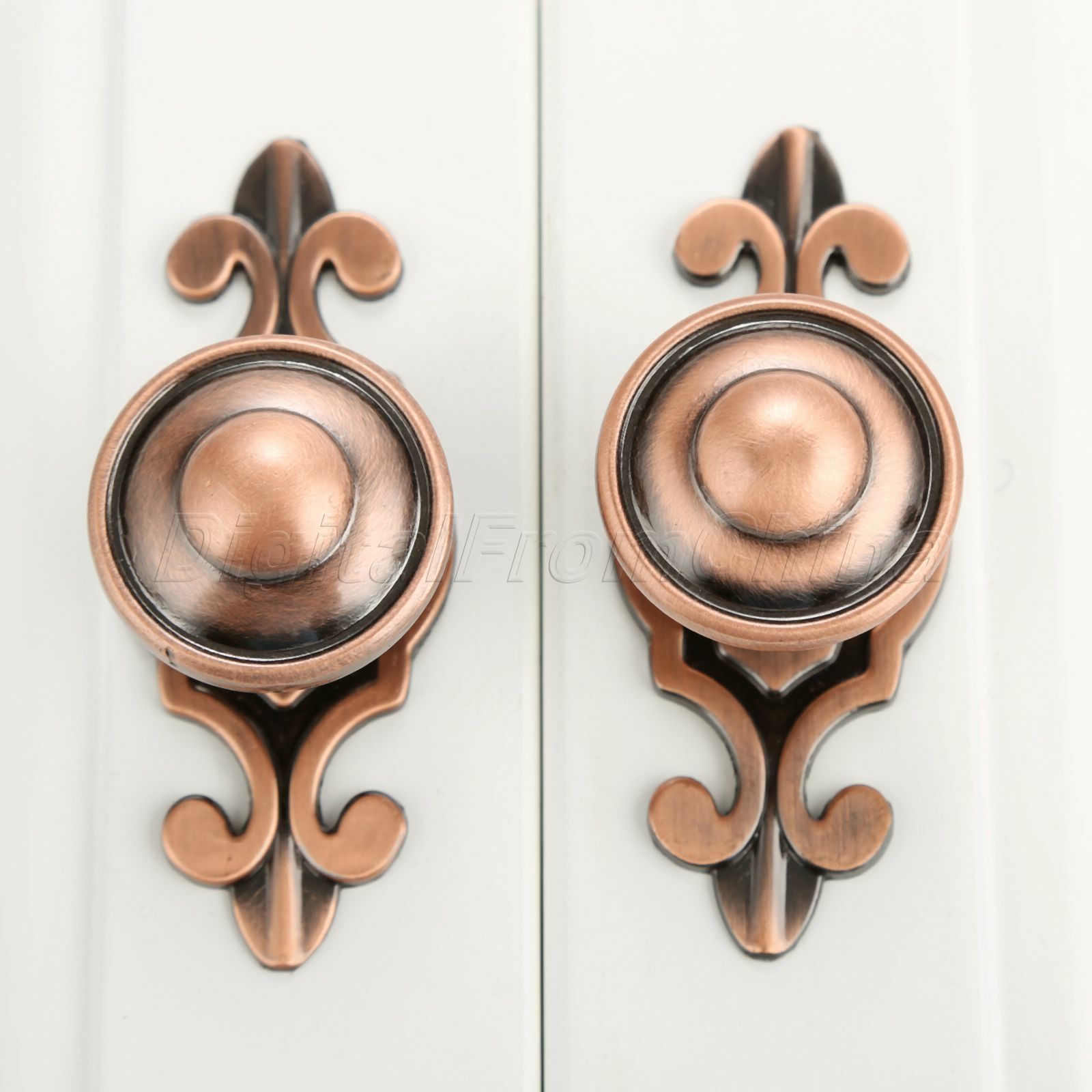 Antique Bronze/Copper Cabinet Knob Retro Closet Drawer Wardrobe Door Pull Handle