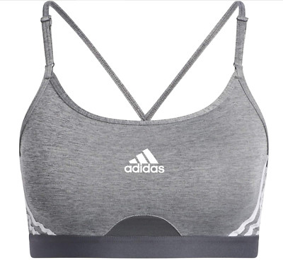 ADIDAS Sport-BH Gr.: L / A - C NEU Aeroreact Training Light-Support 3-Stripes