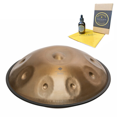 Sela SE202 Harmony Handpan D Amara Stainless Steel + Patera Pflege-Öl