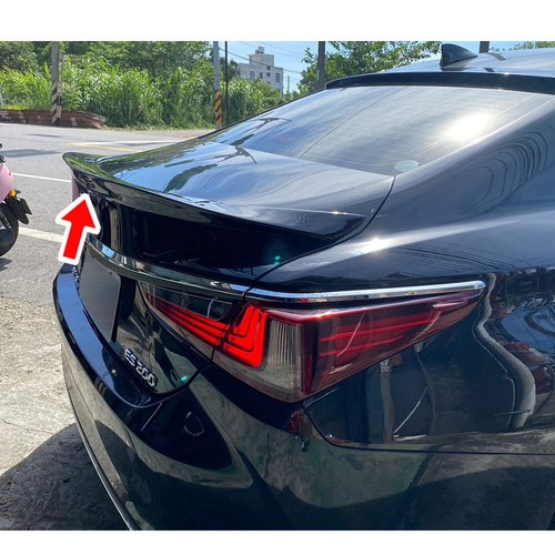 CARBON FIBER FIT FOR LEXUS ES200 ES260 ES300h Sedan REAR TRUNK SPOILER 18-21 - Picture 13 of 17