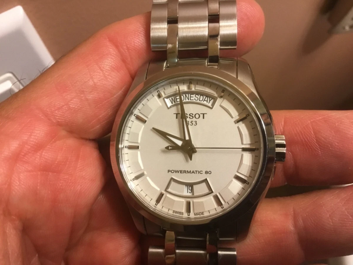 TISSOT SWISS MADE MENS COUTURIER T035407A SWISS AUTO 23J SAPPHIR