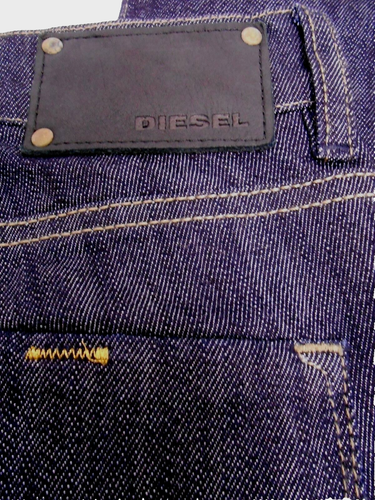 DIESEL HI-VY Jeans Women's 26x30 (28.5x28.5) Skinny Stretch Dark Blue Wash 008WZ - Picture 5 of 12
