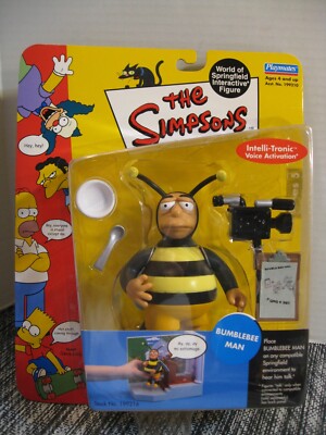 The Simpsons Interactive Series 5 - Bumblebee Man - Playmates - 2001