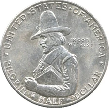 1920 Pilgrim Tercentenary Commemorative Half Dollar *7354