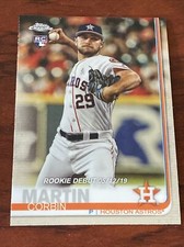 2019 Topps Chrome Update Corbin Martin #153 RC Houston Astros #60 B4123*