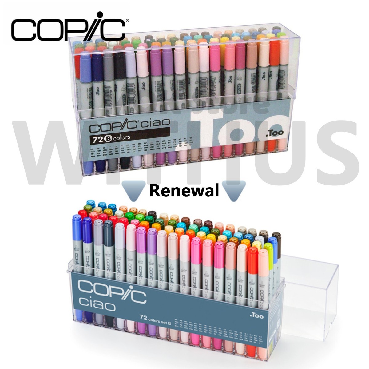 .Too COPIC ciao 72色Bセット Amazon.com: Too Copic Ciao Start Set of 72 Colors, Made in