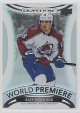 Alex Newhook WORLD PREMIERE ROOKIE 2021-22 Ovation NHL Hockey #WP-32 RC HABS