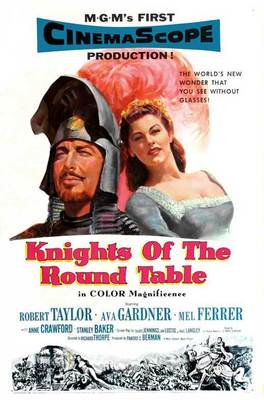 KNIGHTS OF THE ROUND TABLE Movie POSTER 27x40 Robert Taylor Ava Gardner Mel