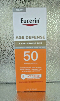 EUCERIN AGE DEFENSE 50 Sunscreen lotion  75ml  Brand EUCERIN  Made in Mexico