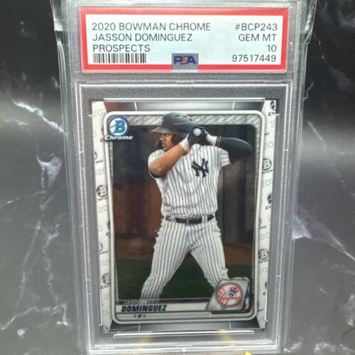 2020 Bowman Chrome Mojo Refractor #BCP-243 Jasson Dominguez (RC) - PSA 10