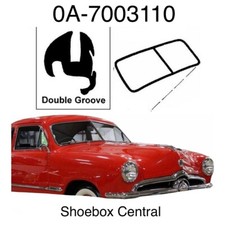 1949 1950 1951 49 50 51 Ford Double Groove Windshield Rubber Seal Weatherstrip