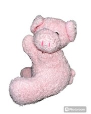 Very Rare Russ Berrie Perky Pig Hugger Clip Pink Miniature Stuffed Animal Plush