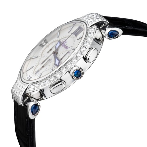 Chopard Imperiale White Gold Diamond Ladies Chronograph Watch 38/4211 Brand New - Imagen 2 de 12