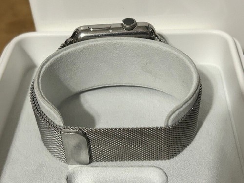 (Original Packaging) Apple Watch Series 0 42mm Case Steel Smart Watch - Zdjęcie 7 z 11