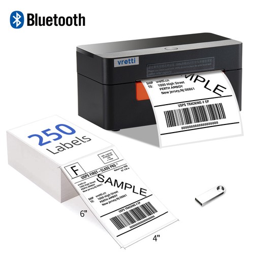 VRETTI Thermal Shipping Label Printer Bluetooth 4x6 Label Maker eBay Amazon UPS - 第 15/20 張圖片