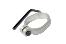 **Ruger 10/22 Barrel Band CNC Machined 7075 Aluminum Anodized SILVER 1022**