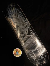 RARE Paul Rodriguez Eagle Black Silver Foil Prod Skateboard Deck PRIMITIVE