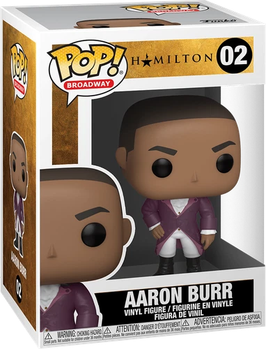 Funko Pop 02 Aaron Burr from Hamilton New in Box