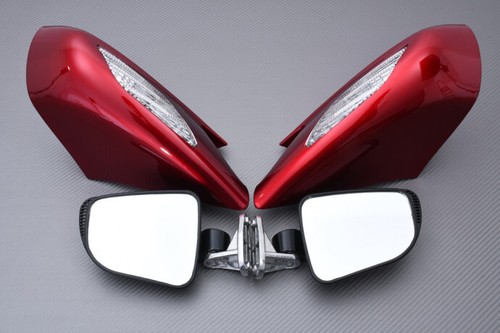 Retrovisores Rojo + Intermitentes Claro HONDA ST 1300 PAN EUROPEAN 2002-2007 - Picture 1 of 5