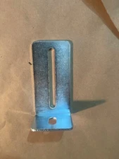 25 pcs B-BRACKET-SMALL ZINC PLATED PART# L bracket 4” - 1 1/2” slotted hole