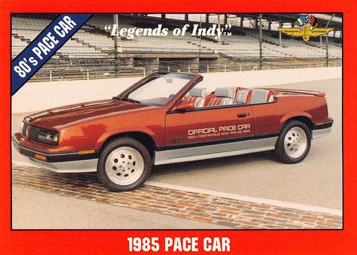 Legends of Indy Sammelkarte #52 1985 PACE CAR Indianapolis 500