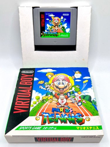 MINT 1995 Mario's Tennis Nintendo VIRTUAL BOY Japanese COMPLETE, Ships from ๐บ๐ธ - Picture 2 of 12