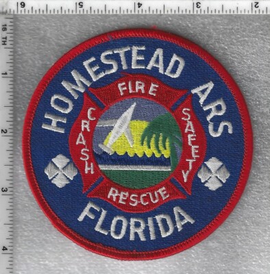 Homestead Air Reserve Base  Fire-Crash-Rescue-Safety  (Florida)  Shoulder Patch