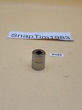 Snap-On Tools FSM171 17mm 3/8" drive metric 6 pt shallow chrome socket USA