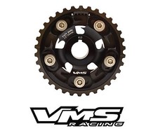VMS RACING BLACK ADJUSTABLE CAM GEAR FOR 96-00 HONDA CIVIC D16 SOHC