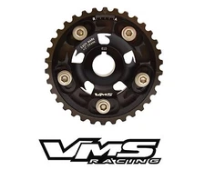 VMS RACING BLACK ADJUSTABLE CAM GEAR FOR 96-00 HONDA CIVIC D16 SOHC