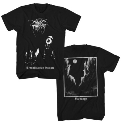 New Authentic Darkthrone Transilvanian Hunger Heavy Metal Band Black T-Shirt