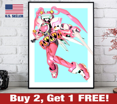Virtual On Cyber Troopers Fei-Yen Poster 18'' x 24'' Print Game Room Wall Art