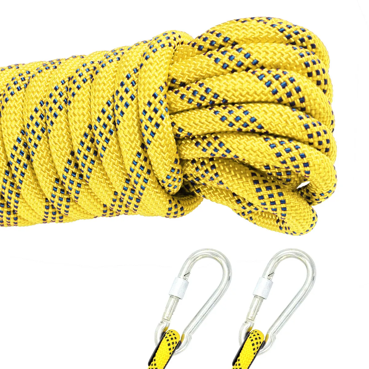 12mm Safety Climbing Rappelling Escape Rope Static Rock Climbing Rope  32/65/98FT
